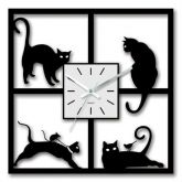 Relógio de parede gatinhos